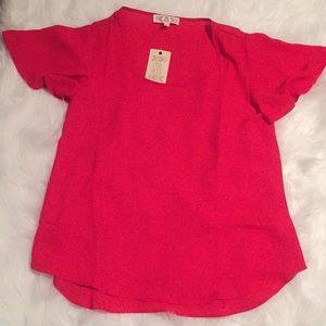 Girls shirt pink rose